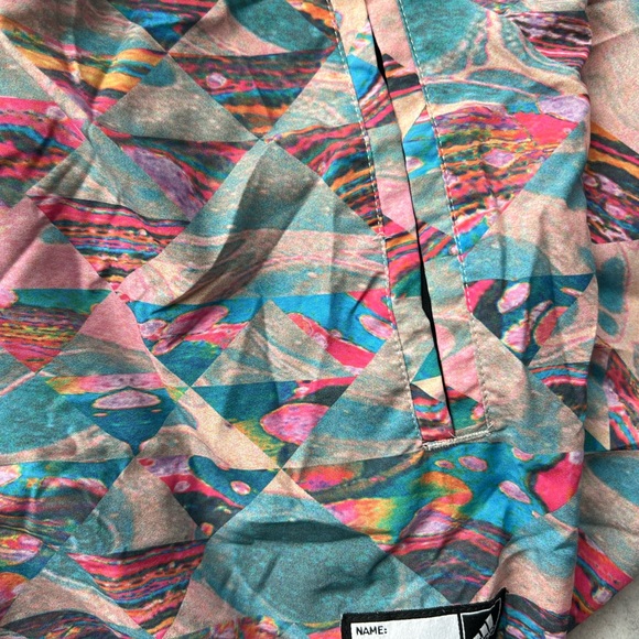 Adidas Women's Vibrant Multicolor Bomber Jacket Size M - Picture 10 of 10